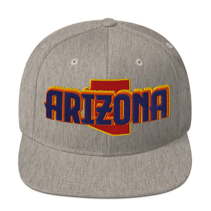 ${Arizona Baseball Cap} ${Cap with Arizona State map and Arizona name on it.} ${xadaprints.com} ${XADA PRINTS}