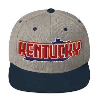 ${Kentucky Baseball Cap} ${Cap with Kentucky State map and Kentucky name on it.} ${xadaprints.com} ${XADA PRINTS}