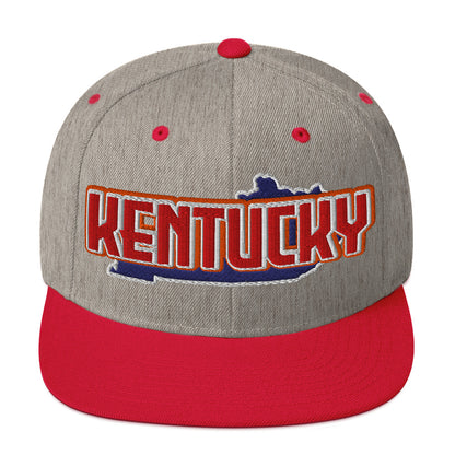 ${Kentucky Baseball Cap} ${Cap with Kentucky State map and Kentucky name on it.} ${xadaprints.com} ${XADA PRINTS}