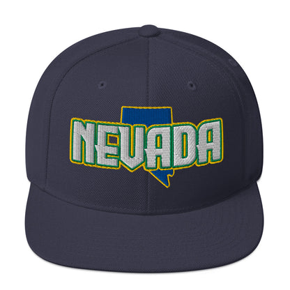 ${Nevada Baseball Cap} ${Cap with Nevada State map and Nevada name on it.} ${xadaprints.com} ${XADA PRINTS}