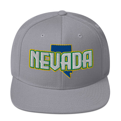 ${Nevada Baseball Cap} ${Cap with Nevada State map and Nevada name on it.} ${xadaprints.com} ${XADA PRINTS}