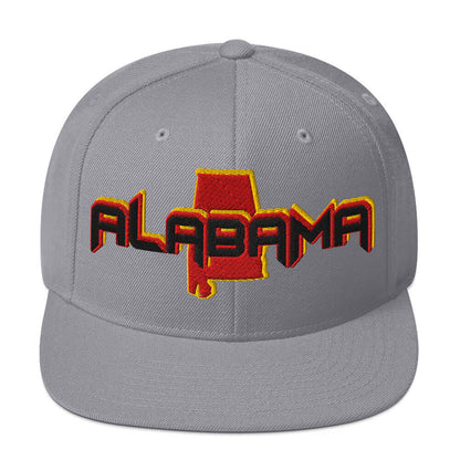 ${Alabama Baseball Cap} ${Cap with Alabama State map and Alabama name on it.} ${xadaprints.com} ${XADA PRINTS}